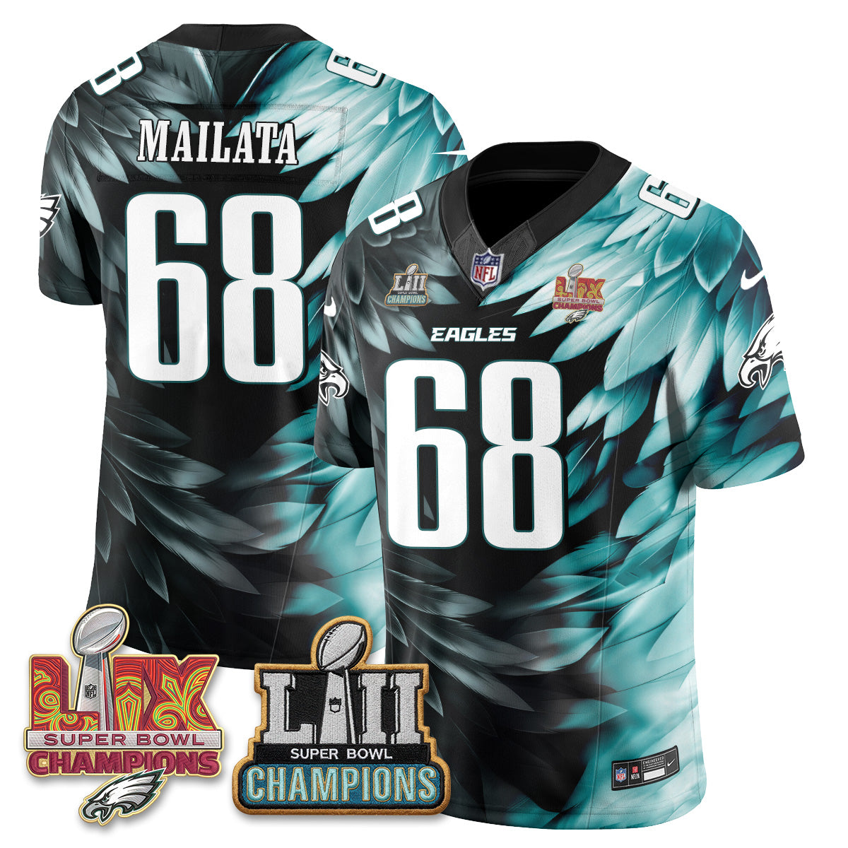 PHI Fangear Edition Vapor Jersey - Stitched-NQD