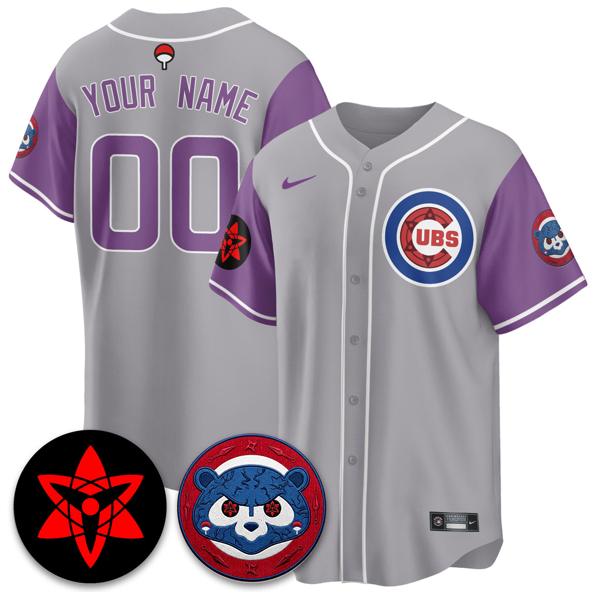 CHC Uchiha Sasuke Vapor Limited Custom Jersey - Stitched