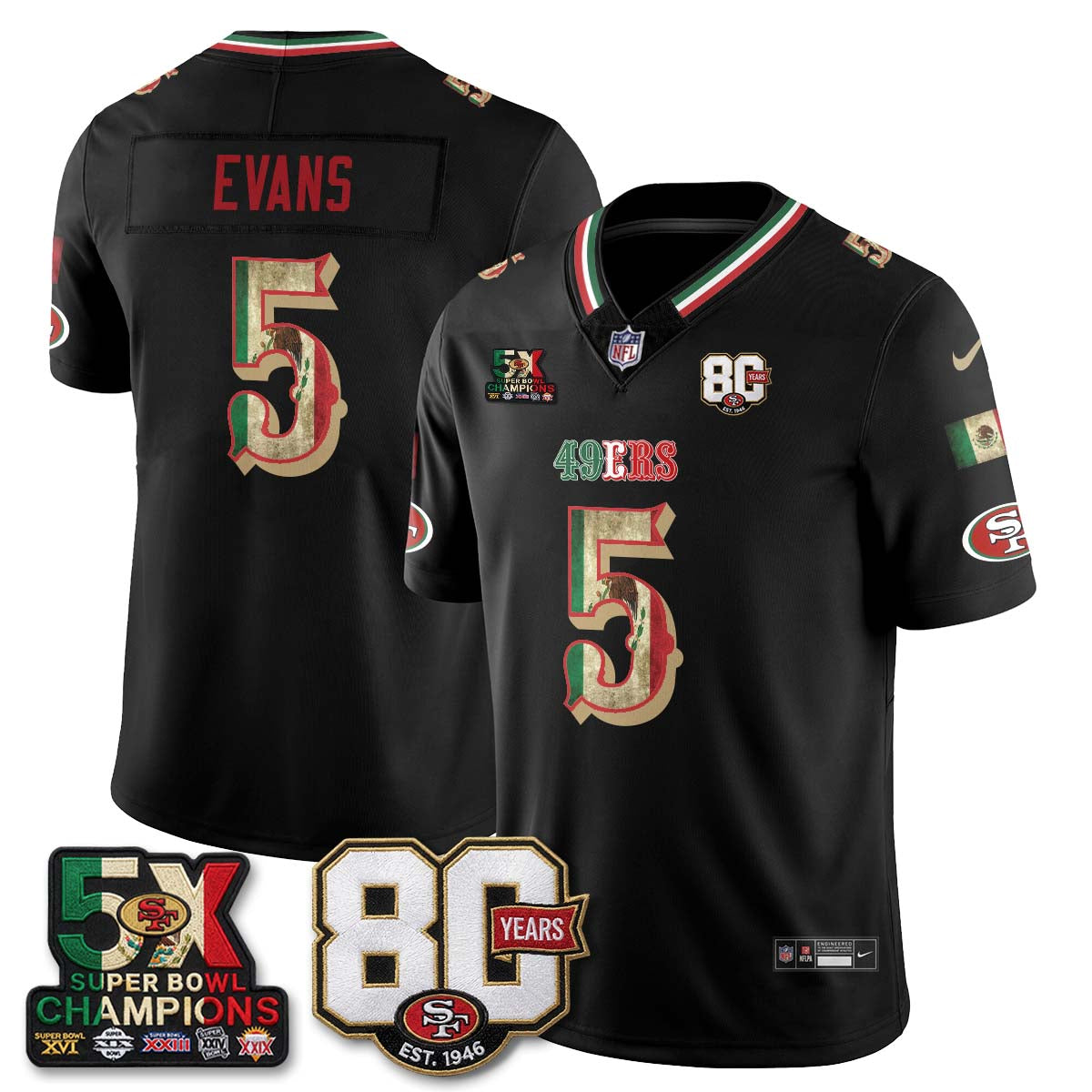 SF Mexican Edition Vapor Jersey - Stitched