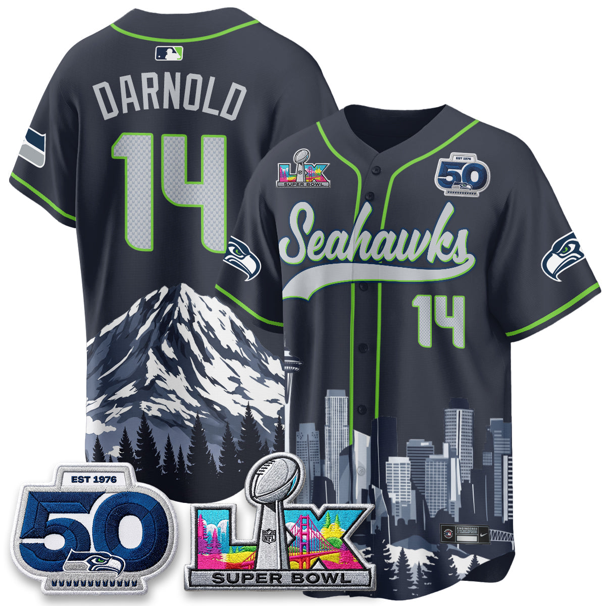 SEA City Edition Vapor Baseball Jersey - Stitch