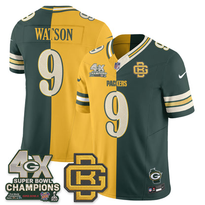 GB Rivalries Split Edition Vapor Jersey - Stitched