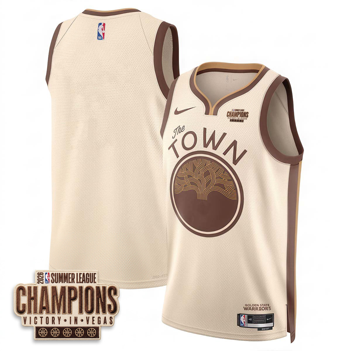 GSW 2026 Summer League Vapor Jersey - Stitched
