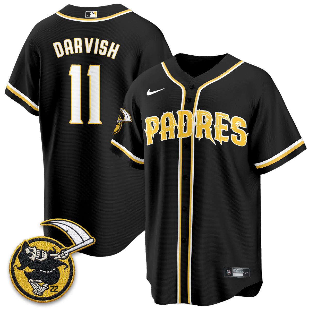 SD x Grim Reaper Vapor Jersey - Stitched