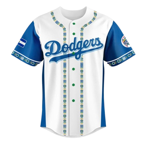 Los Angeles Dodger Salvadoran Heritage Night Exclusive Jersey - Printed