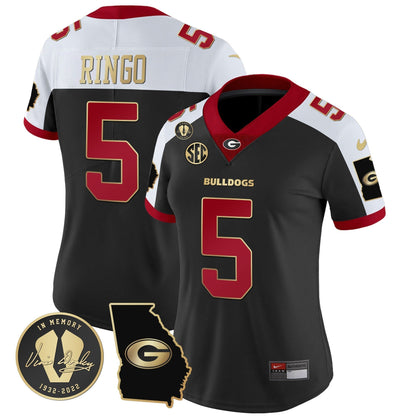 Women's Georgia Bulldogs 2023 Vapor Jersey V3 - Georgia Map - All Stitched
