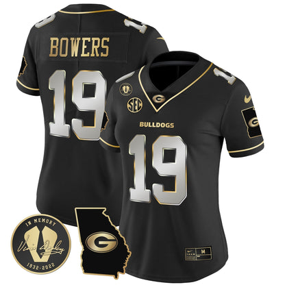 Women's Georgia Bulldogs 2023 Vapor Jersey V3 - Georgia Map - All Stitched
