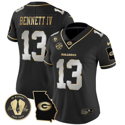 Women's Georgia Bulldogs 2023 Vapor Jersey V3 - Georgia Map - All Stitched