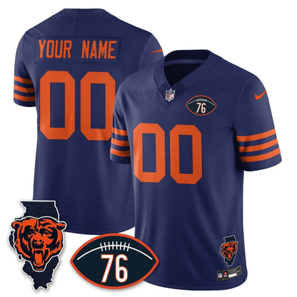 CHI Honor Steve McMichael Custom Jersey - Stitched