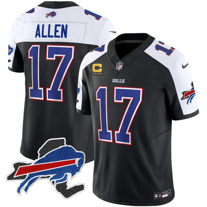 Men's Bills New York Patch Vapor Limited Jersey - All Stitched
