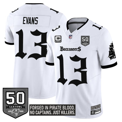 Men's Tampa Bay Buccaneers 'Gothic Pirate Shadows Edition' Limited Jersey - All Stitched