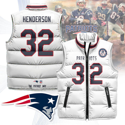 New England Patriots Unisex Puffer Vest