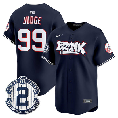 Men's New York Yankees The Bronx Graffiti Vapor Premier Limited Jersey V4 - All Stitched