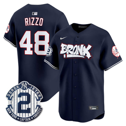 Men's New York Yankees The Bronx Graffiti Vapor Premier Limited Jersey V4 - All Stitched