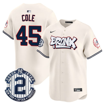 Men's New York Yankees The Bronx Graffiti Vapor Premier Limited Jersey V4 - All Stitched