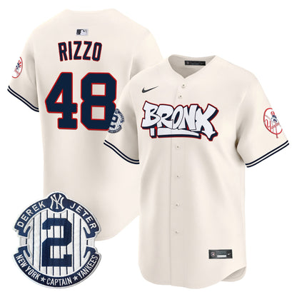 Men's New York Yankees The Bronx Graffiti Vapor Premier Limited Jersey V4 - All Stitched