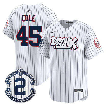 Men's New York Yankees The Bronx Graffiti Vapor Premier Limited Jersey V4 - All Stitched
