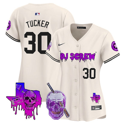 Women's Astros DJ Screw Vapor Premier Limited Jersey - All Stitched
