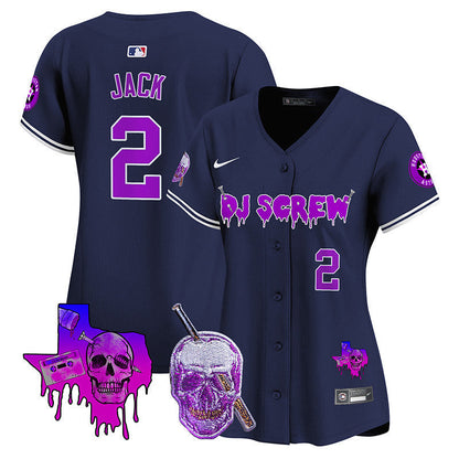 Women's Astros DJ Screw Vapor Premier Limited Jersey - All Stitched