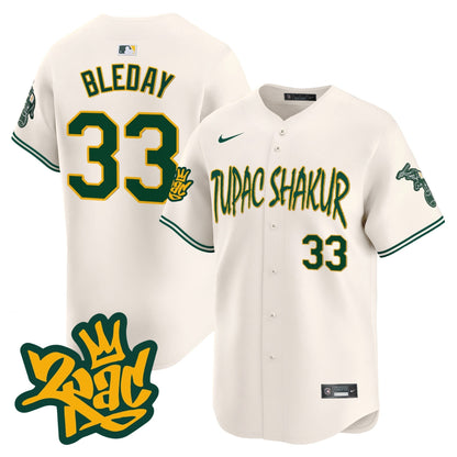 Men's Oakland Athletics Tupac Shakur Vapor Premier Limited Jersey - All Stitched