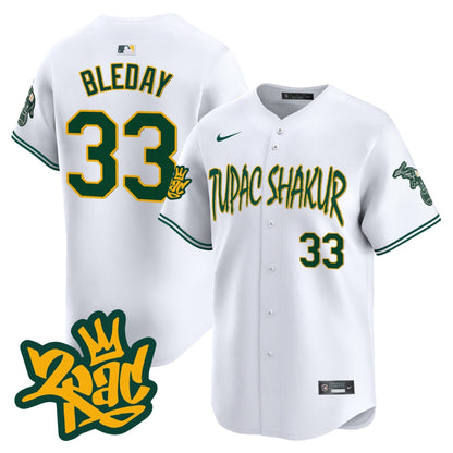 Men's Oakland Athletics Tupac Shakur Vapor Premier Limited Jersey - All Stitched