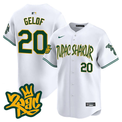 Men's Oakland Athletics Tupac Shakur Vapor Premier Limited Jersey - All Stitched