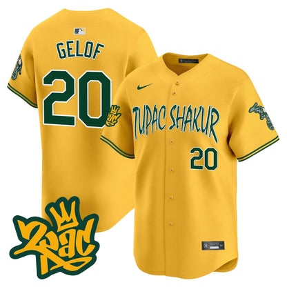 Men's Oakland Athletics Tupac Shakur Vapor Premier Limited Jersey - All Stitched