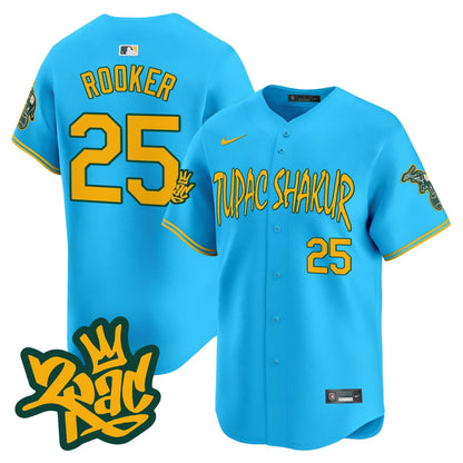 Men's Oakland Athletics Tupac Shakur Vapor Premier Limited Jersey - All Stitched