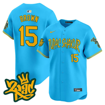 Men's Oakland Athletics Tupac Shakur Vapor Premier Limited Jersey - All Stitched