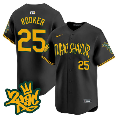 Men's Oakland Athletics Tupac Shakur Vapor Premier Limited Jersey - All Stitched