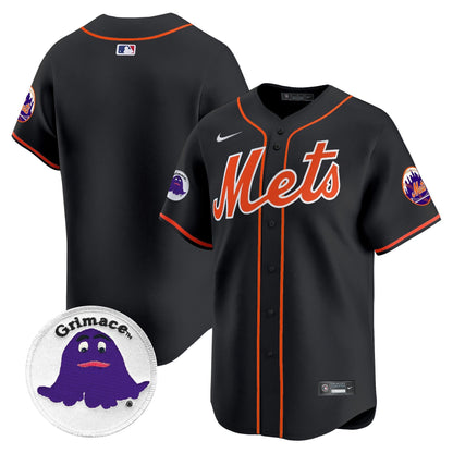 Men's Mets Grimace Vapor Premier Limited Jersey - All Stitched