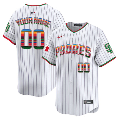 San Diego Padres Mexico Premier Limited Custom Jersey - All Stitched