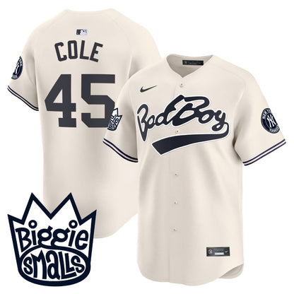 Men's New York Yankees Biggie Smalls Vapor Premier Limited Jersey - All Stitched
