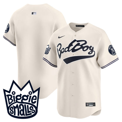 Men's New York Yankees Biggie Smalls Vapor Premier Limited Jersey - All Stitched