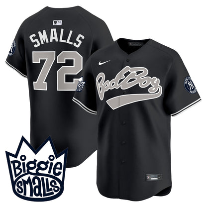 Men's New York Yankees Biggie Smalls Vapor Premier Limited Jersey - All Stitched