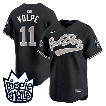 Men's New York Yankees Biggie Smalls Vapor Premier Limited Jersey - All Stitched