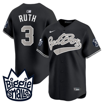 Men's New York Yankees Biggie Smalls Vapor Premier Limited Jersey - All Stitched