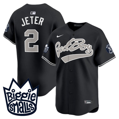 Men's New York Yankees Biggie Smalls Vapor Premier Limited Jersey - All Stitched