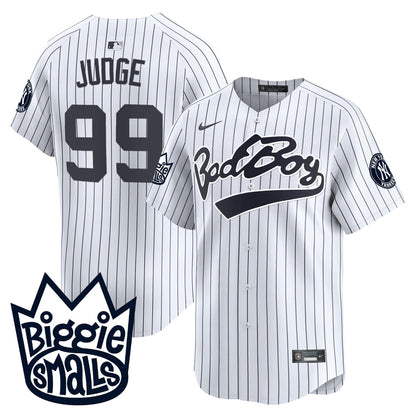 Men's New York Yankees Biggie Smalls Vapor Premier Limited Jersey - All Stitched