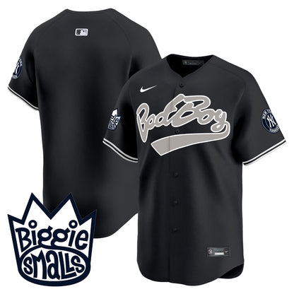 Men's New York Yankees Biggie Smalls Vapor Premier Limited Jersey - All Stitched