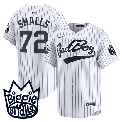 Men's New York Yankees Biggie Smalls Vapor Premier Limited Jersey - All Stitched