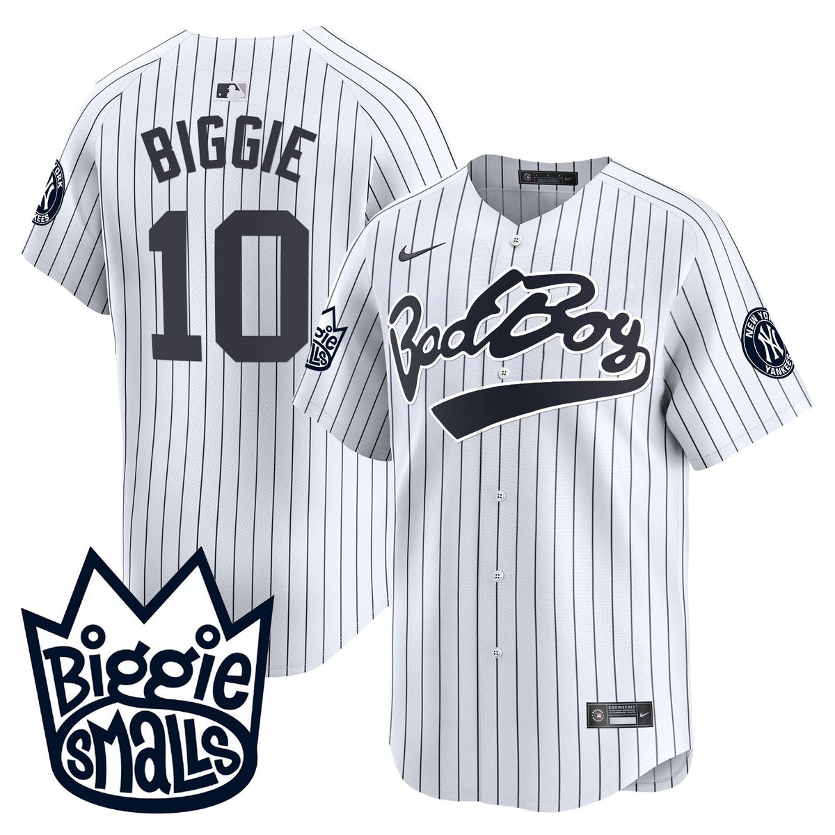 Men's New York Yankees Biggie Smalls Vapor Premier Limited Jersey - All Stitched