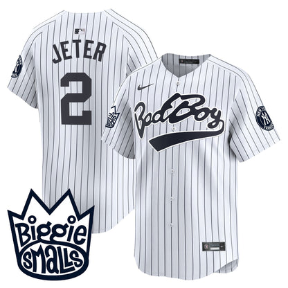 Men's New York Yankees Biggie Smalls Vapor Premier Limited Jersey - All Stitched
