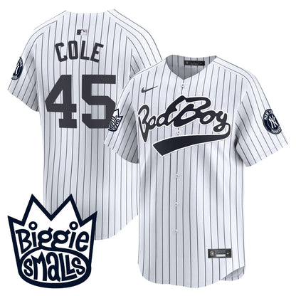 Men's New York Yankees Biggie Smalls Vapor Premier Limited Jersey - All Stitched