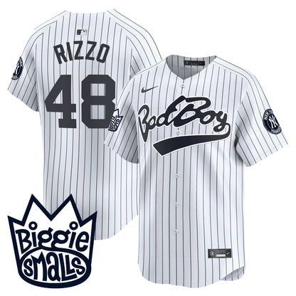 Men's New York Yankees Biggie Smalls Vapor Premier Limited Jersey - All Stitched