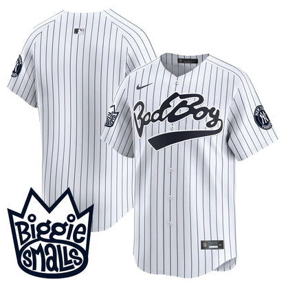 Men's New York Yankees Biggie Smalls Vapor Premier Limited Jersey - All Stitched