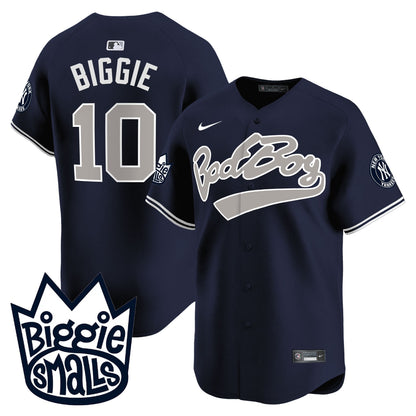 Men's New York Yankees Biggie Smalls Vapor Premier Limited Jersey - All Stitched