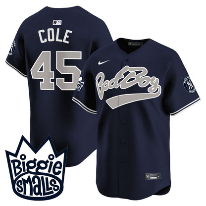 Men's New York Yankees Biggie Smalls Vapor Premier Limited Jersey - All Stitched