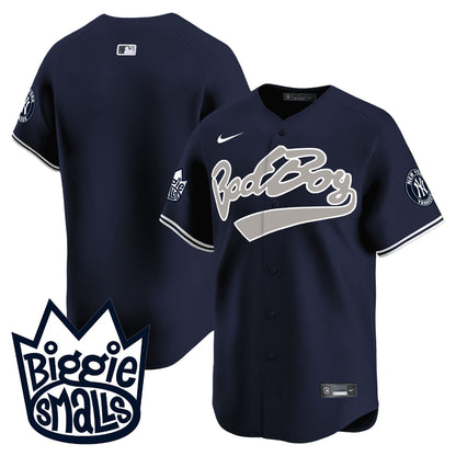 Men's New York Yankees Biggie Smalls Vapor Premier Limited Jersey - All Stitched