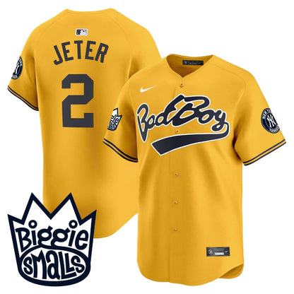 Men's New York Yankees Biggie Smalls Vapor Premier Limited Jersey - All Stitched