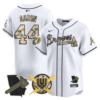 Atlanta Braves Armed Forces Day Vapor Premier Limited Jersey - All Stitched